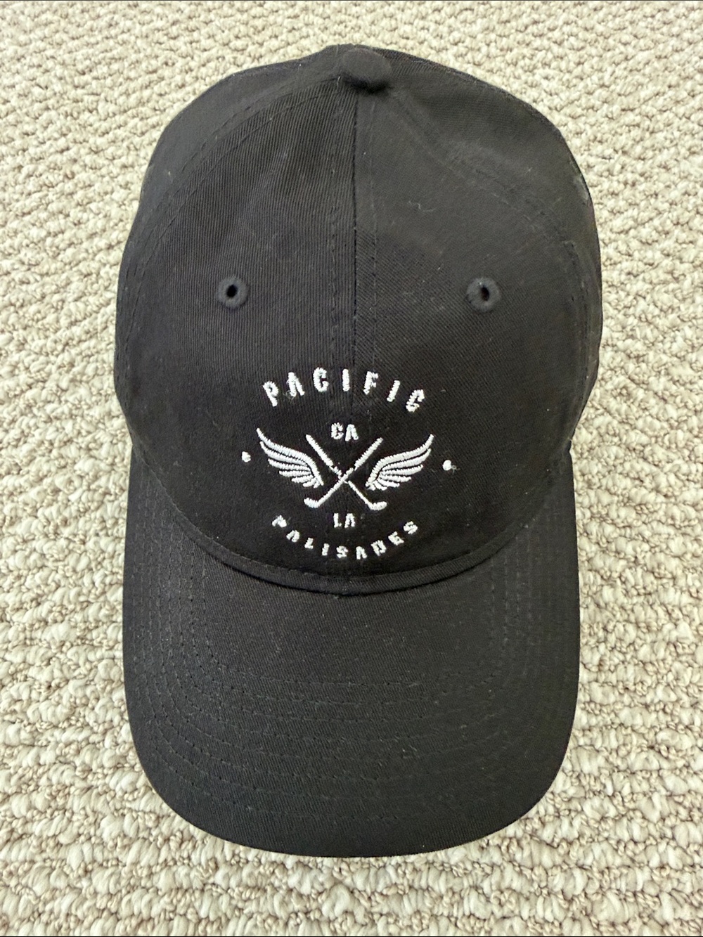 New Era Riviera Country Club Pacific Palisades Embroidered Black Golf Cap